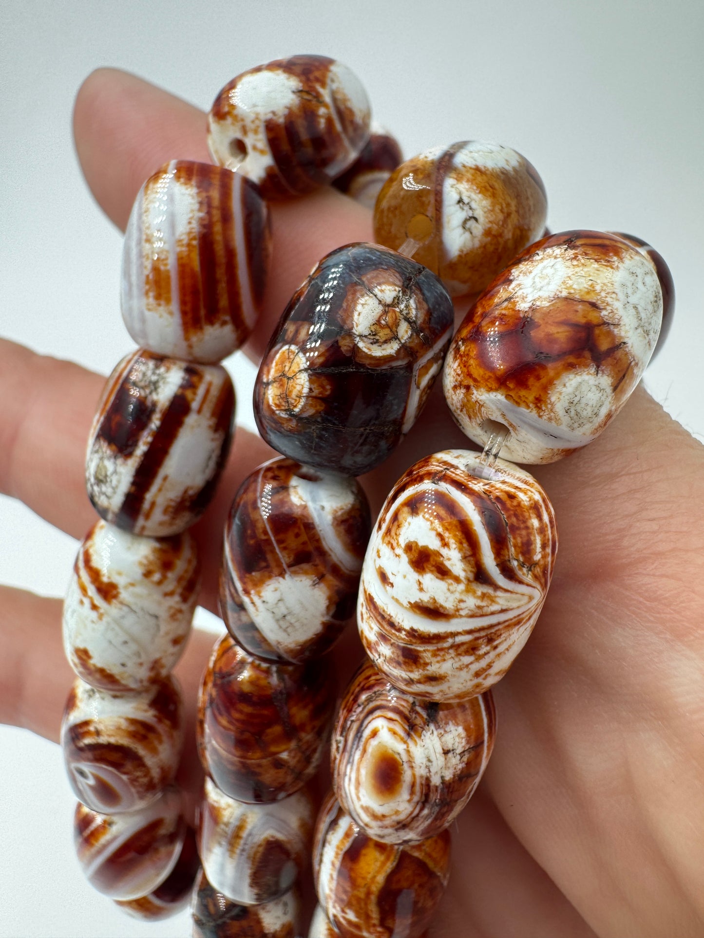 Mongolischer Achat Armbänder