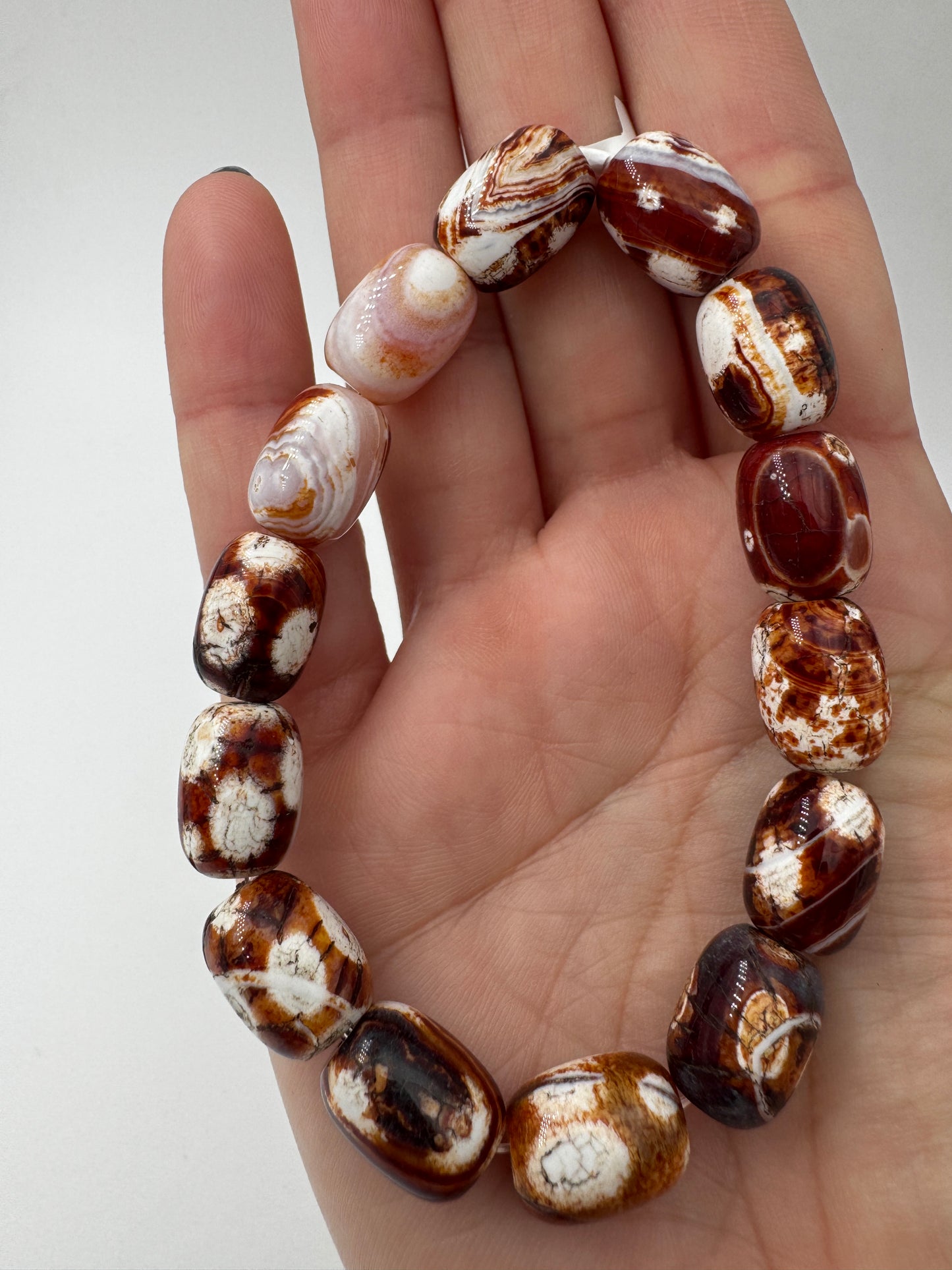 Mongolischer Achat Armbänder