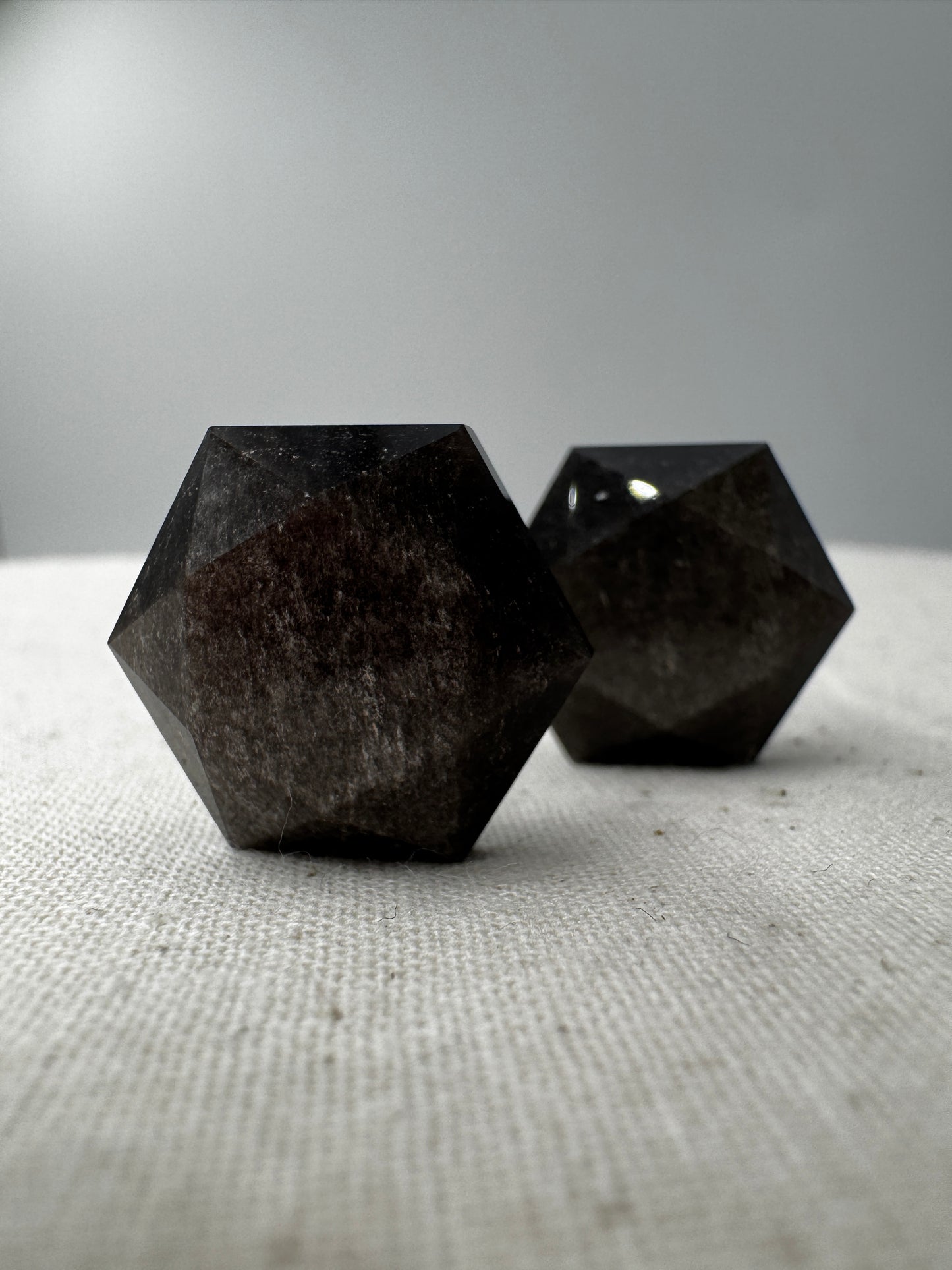 Mini - Feensteine Silberobsidian - FO8