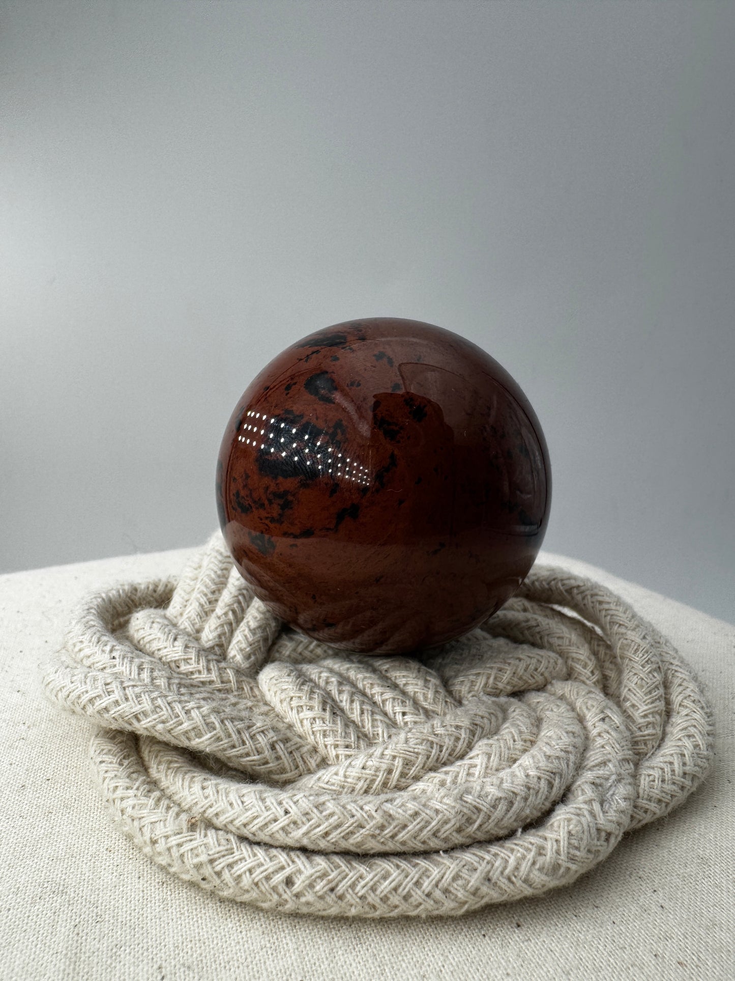 Mahagoni Obsidian Kugel OK22