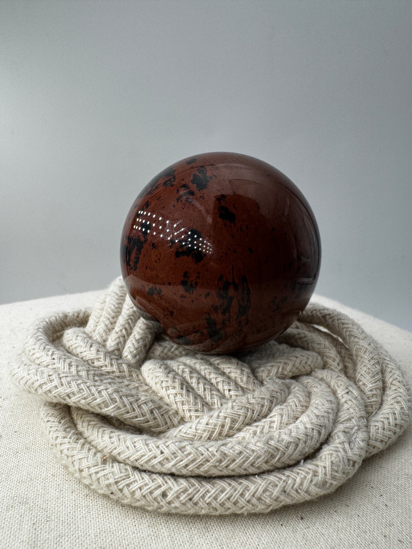 Mahagoni Obsidian Kugel OK22