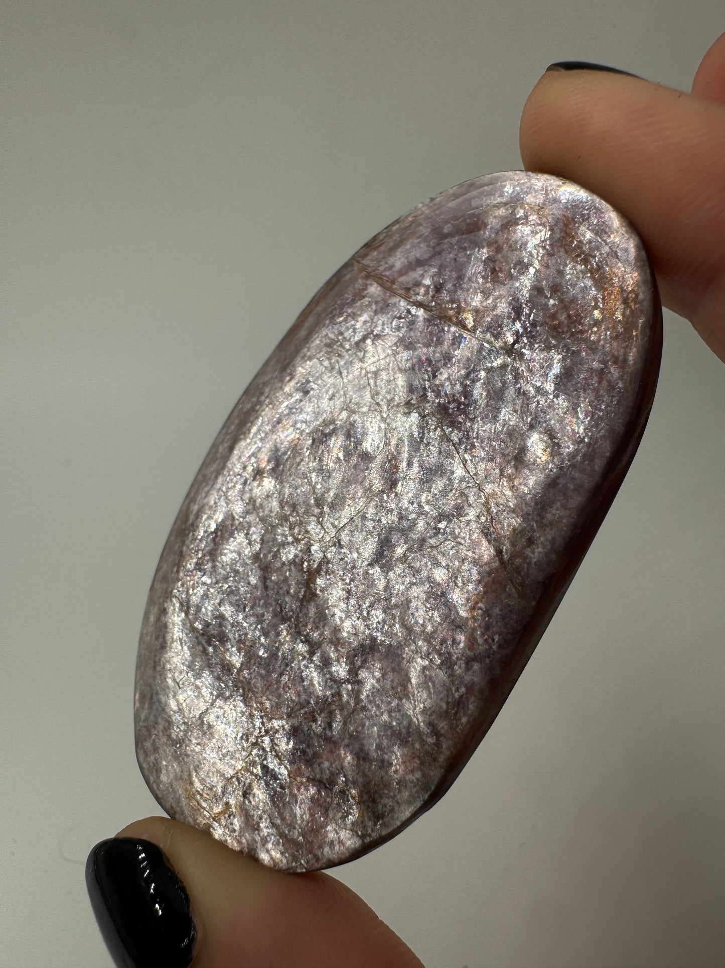 Lepidolith Handsteine