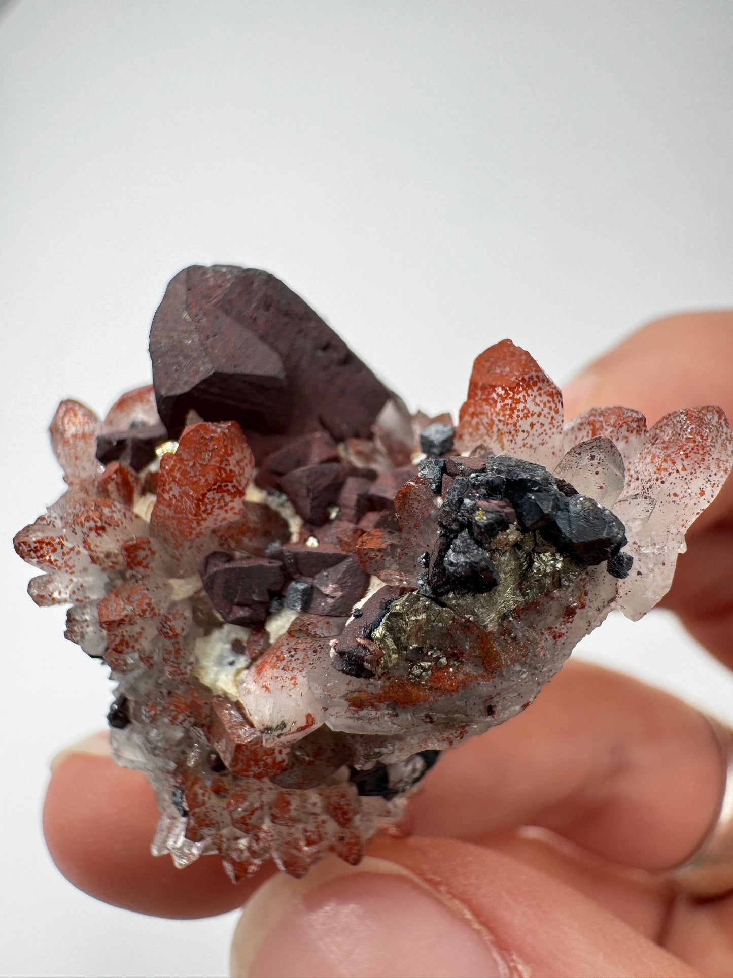 Hämatitquarz mit Pyrit HP22