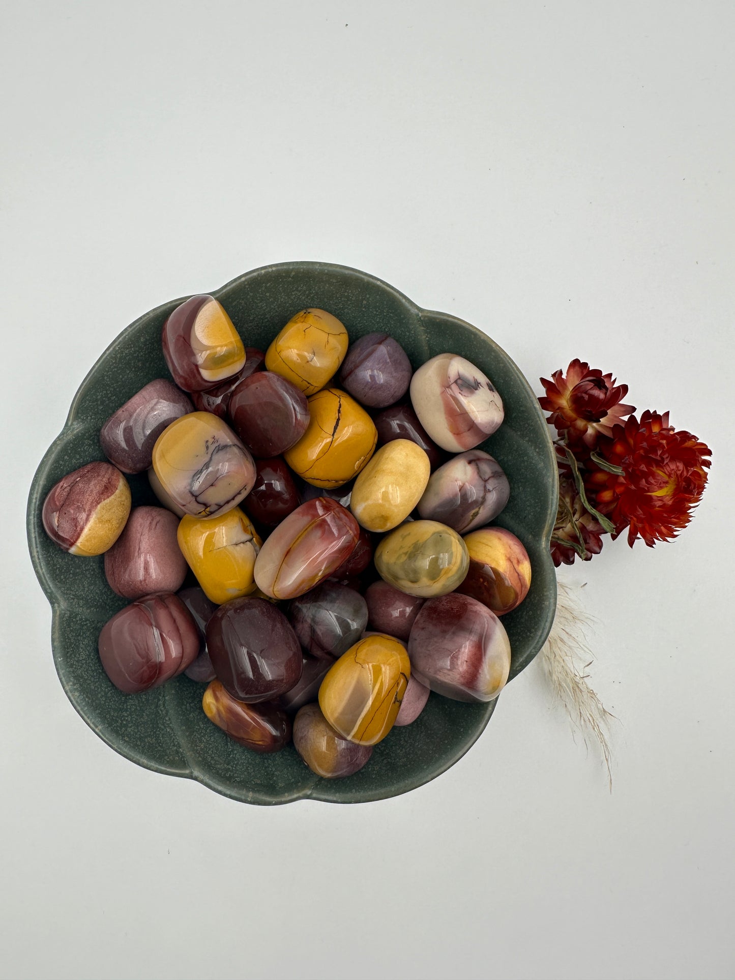 Mookait Trommelsteine