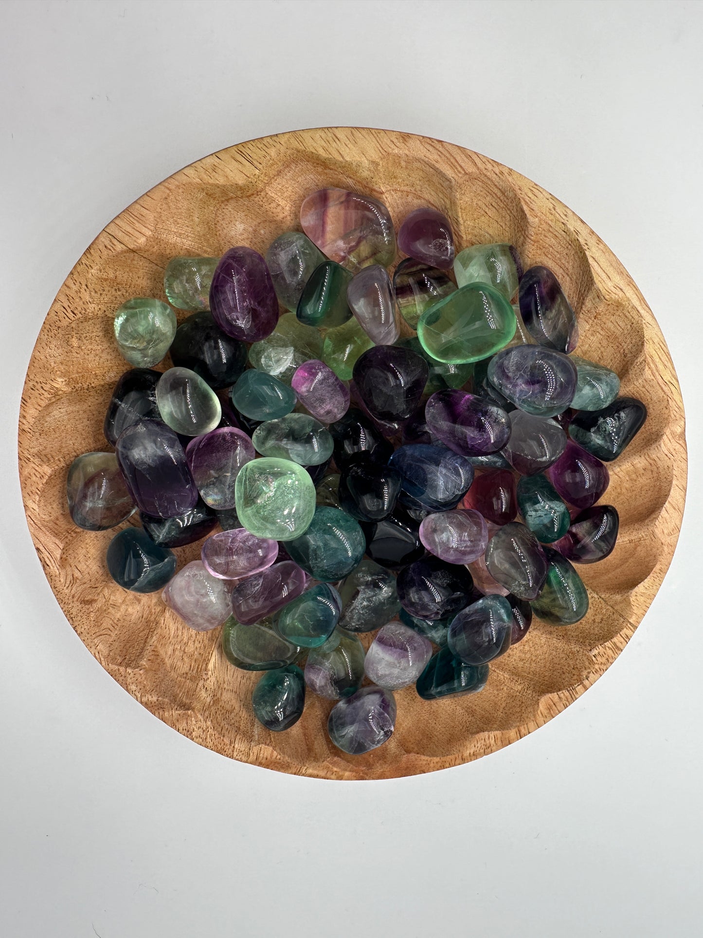 Fluorit Trommelsteine, klein