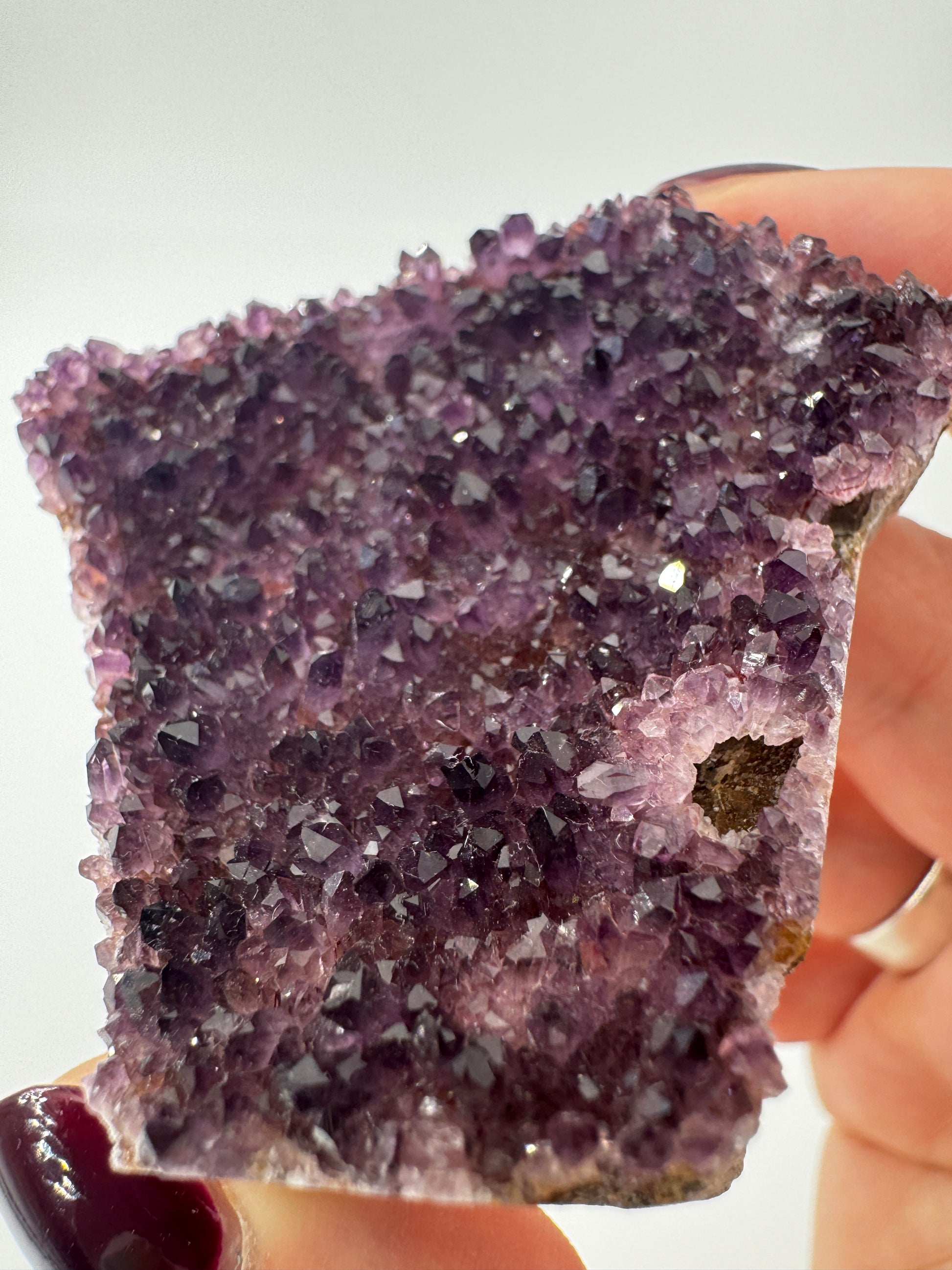 Amethyst Cluster AA23 aus der Mine Alacam, Balikesir/Türkei.