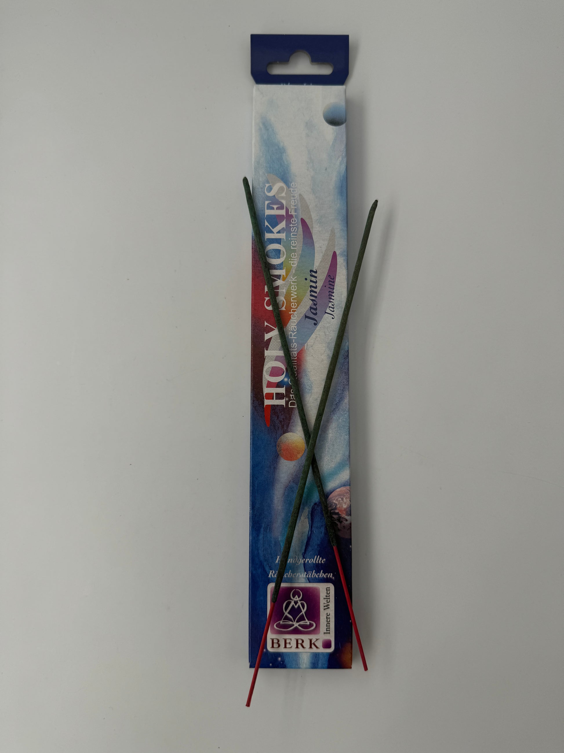 Berk Holy Smokes Blue Line Räucherstäbchen Jasmin, 10 Stück, 30–60 Min. Glimmdauer
