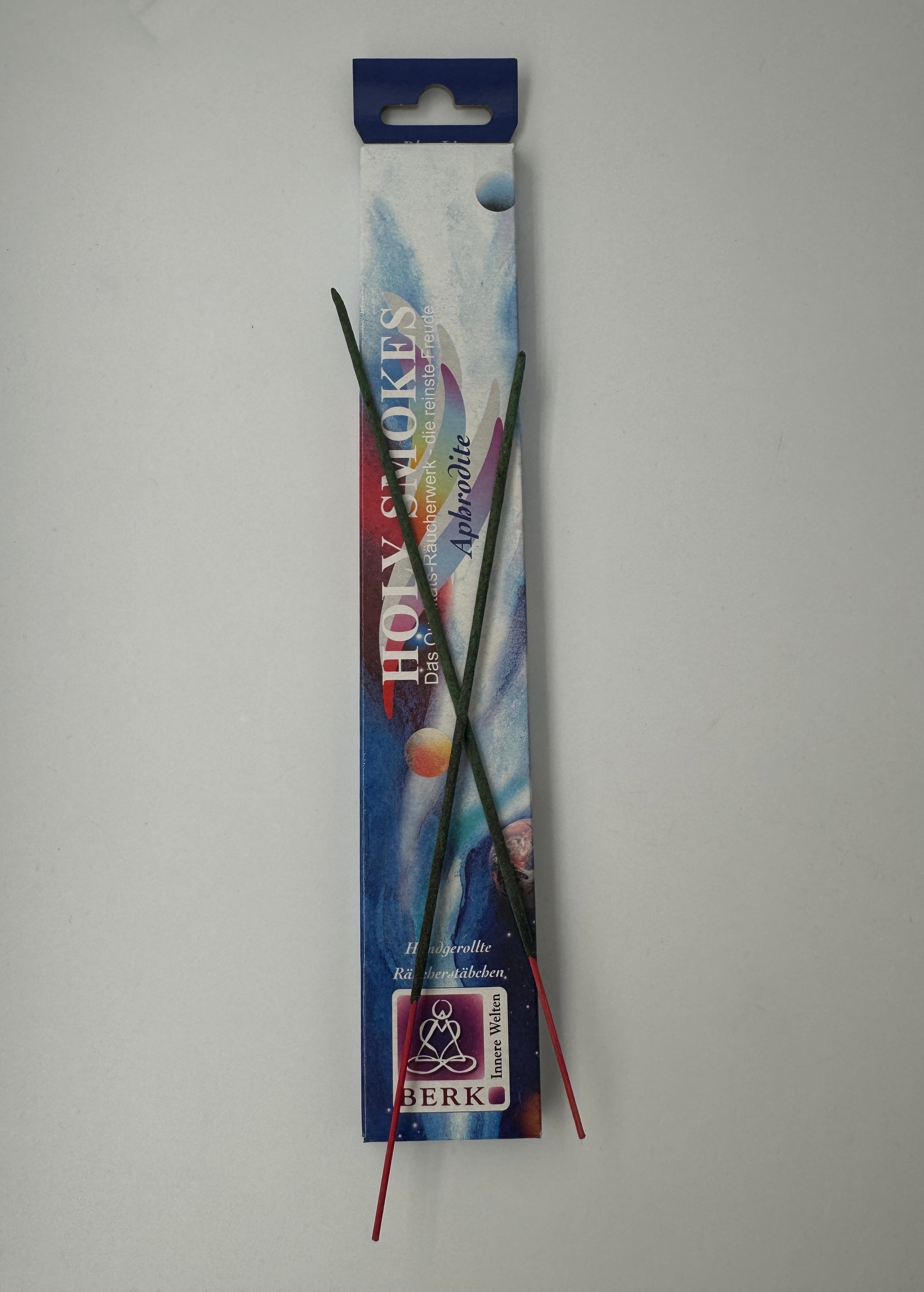 Berk Holy Smokes Blue Line Räucherstäbchen Aphrodite, 10 Stück, 30–60 Min. Glimmdauer