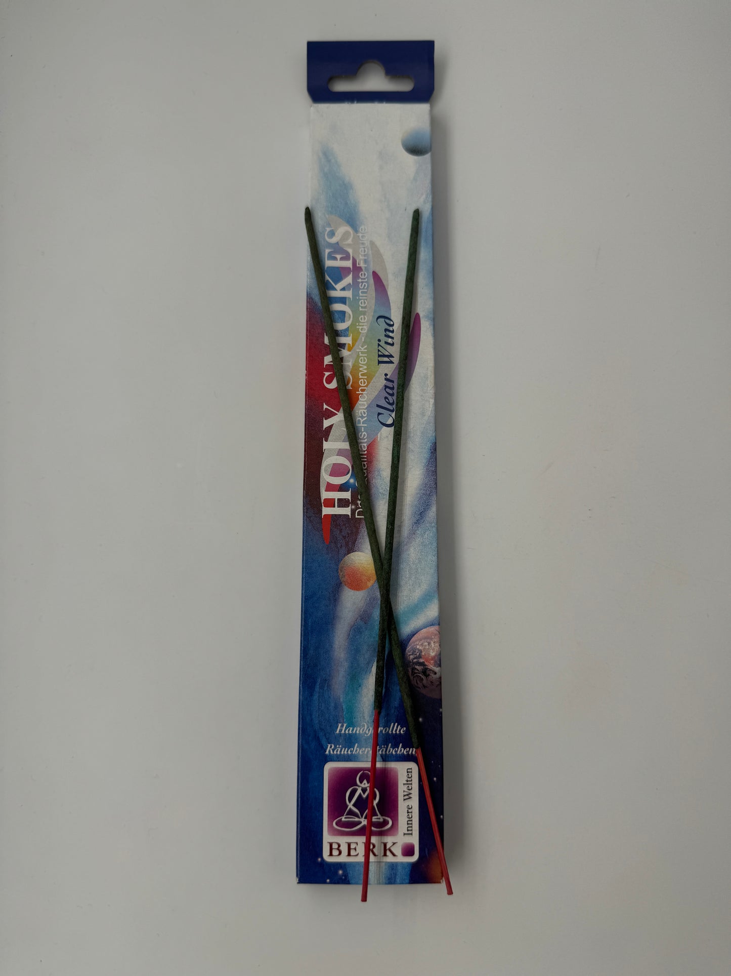 Berk Holy Smokes Blue Line Räucherstäbchen Clear Wind, 10 Stück, 30–60 Min. Glimmdauer