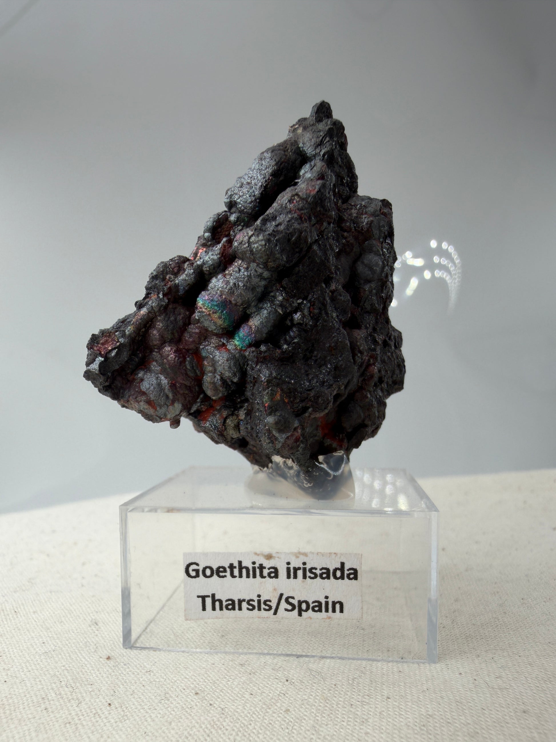 Goethit GT33 – Farbenspiel von Gold bis Violett, Tharsis Spanien