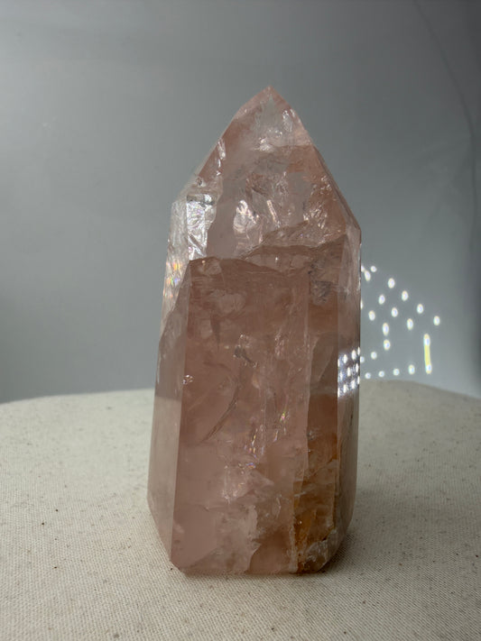 Rosenquarz Spitze RQ55