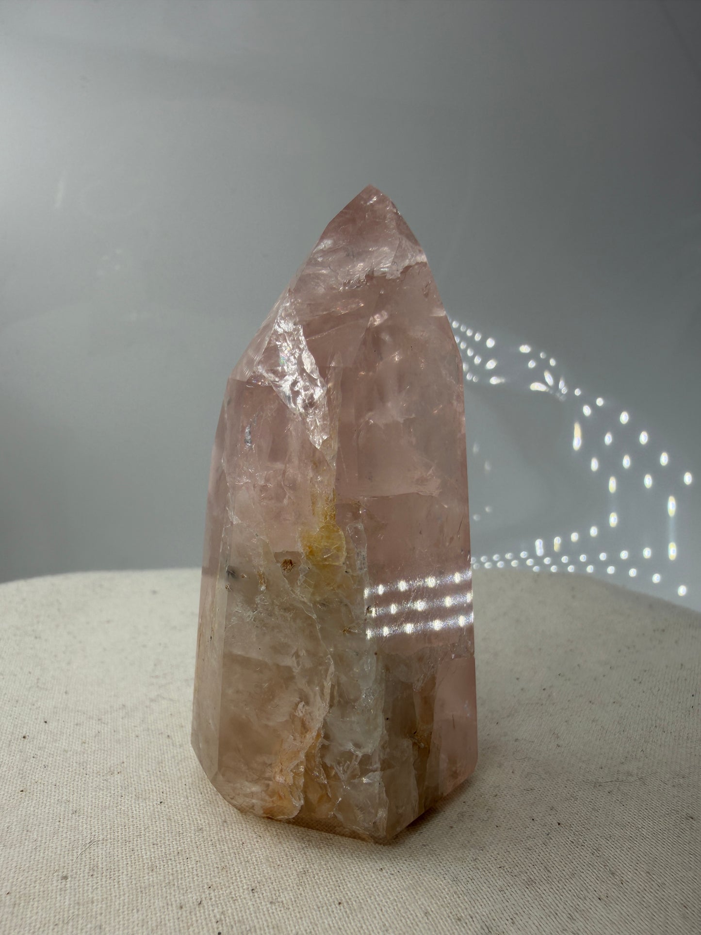 Rosenquarz Spitze RQ55