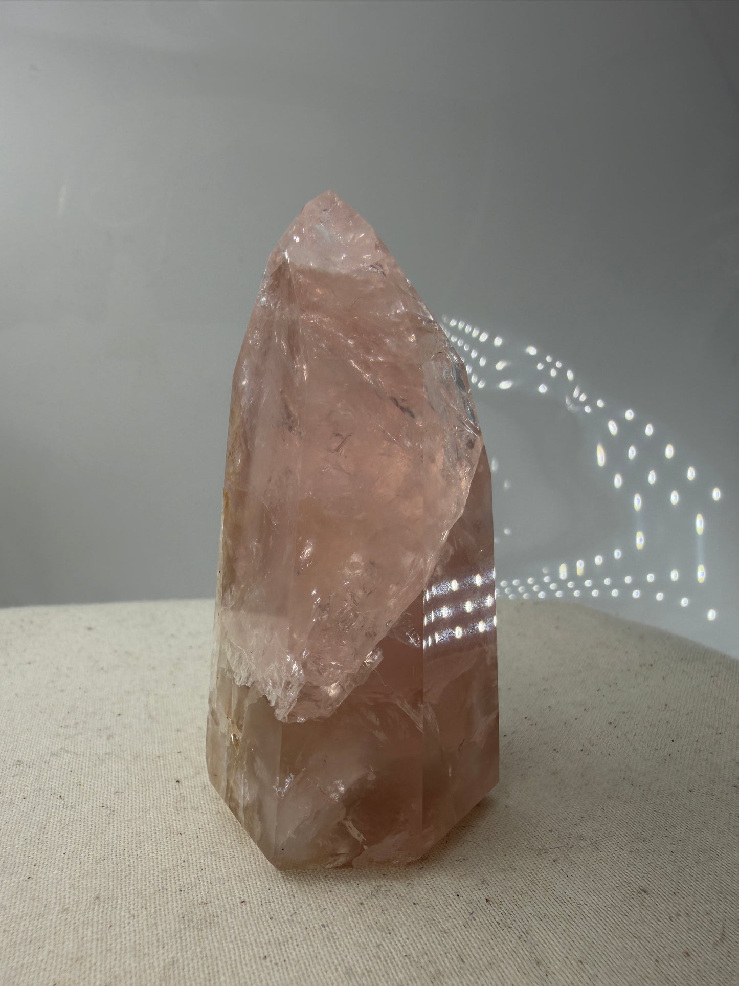 Rosenquarz Spitze RQ55