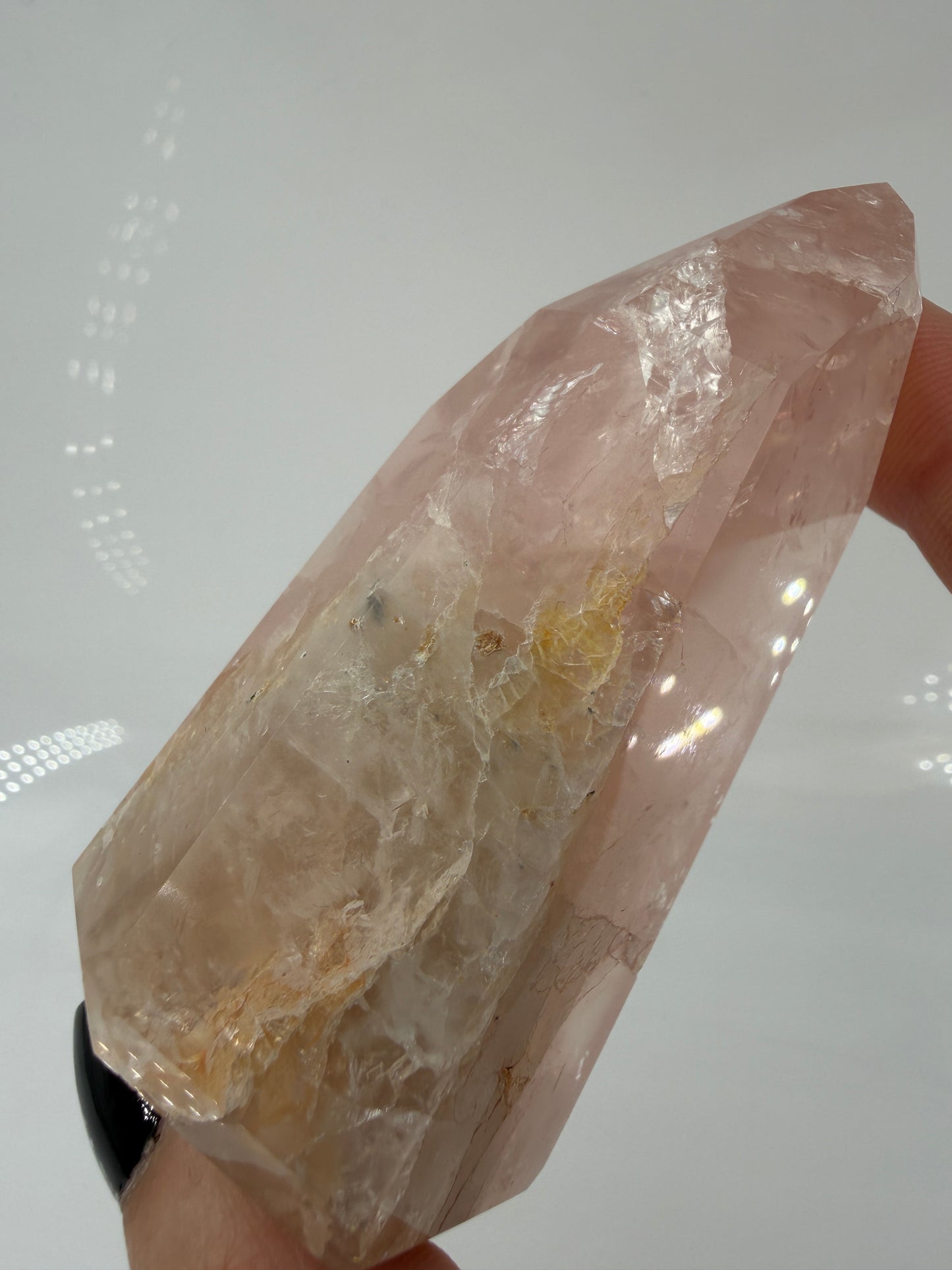 Rosenquarz Spitze RQ55