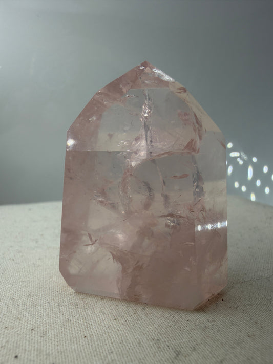 Rosenquarz Spitze RQ32