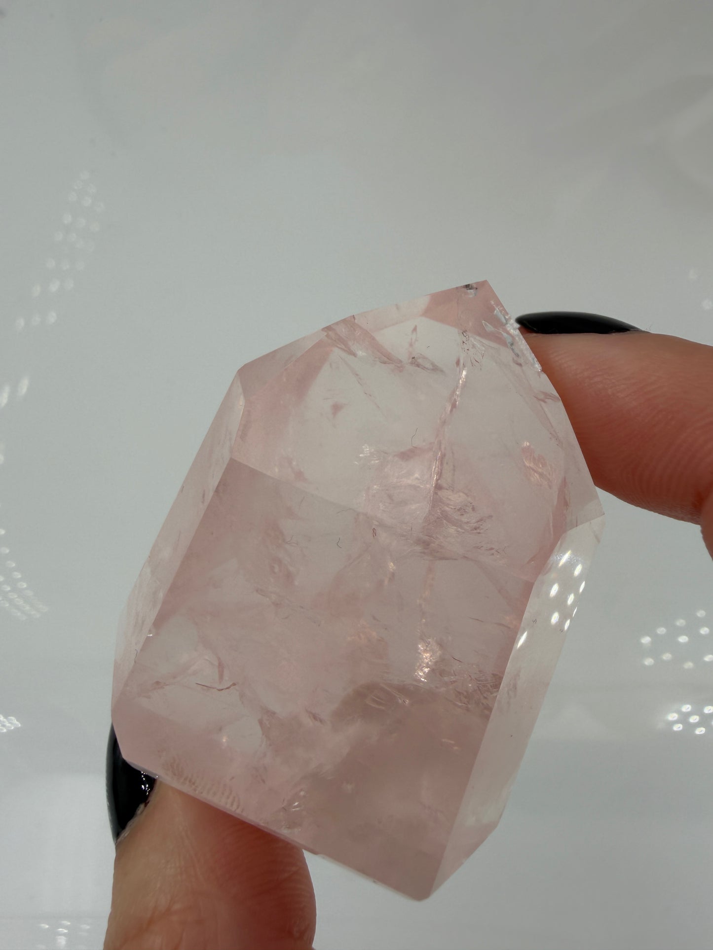 Rosenquarz Spitze RQ32