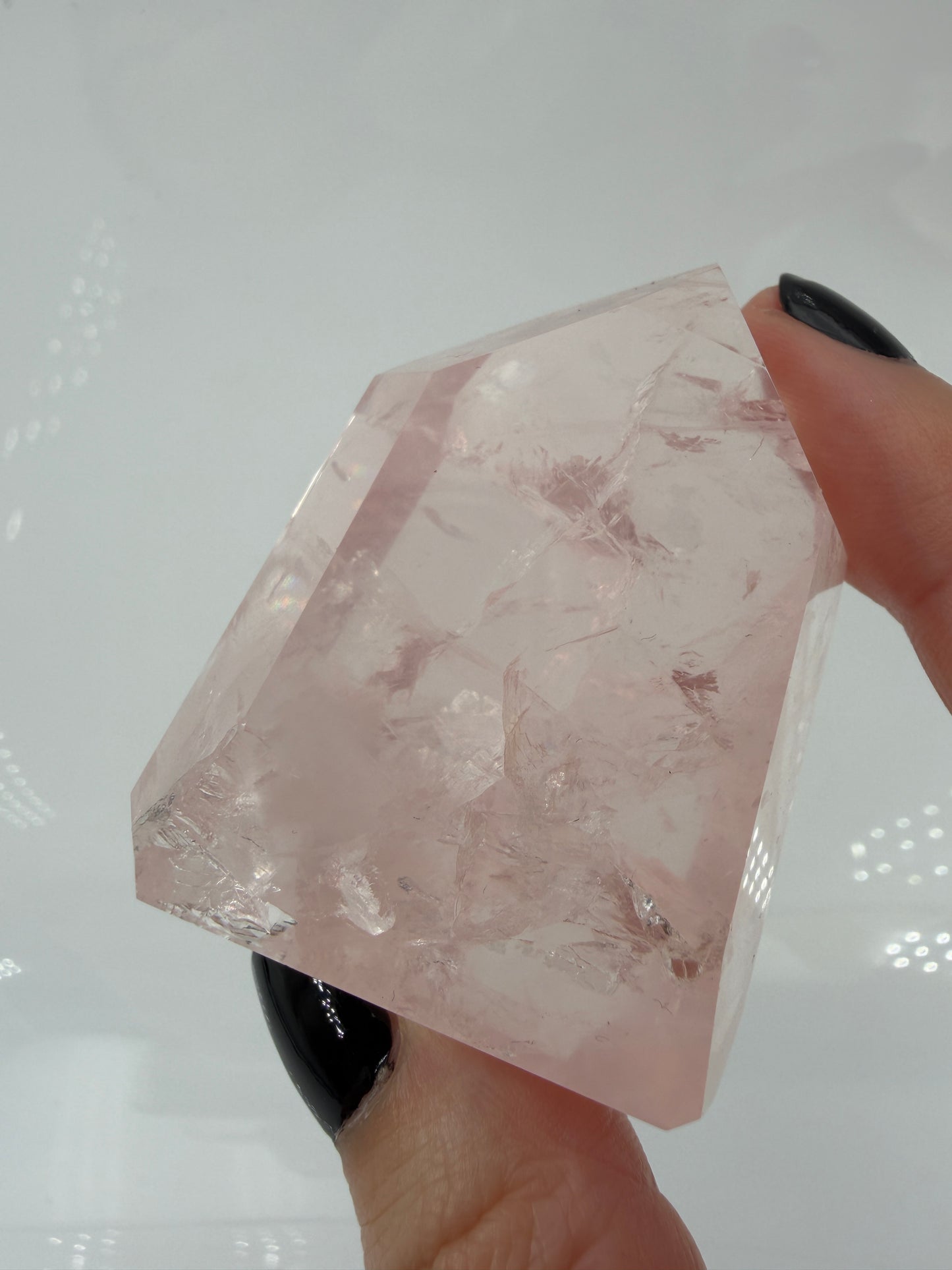 Rosenquarz Spitze RQ32