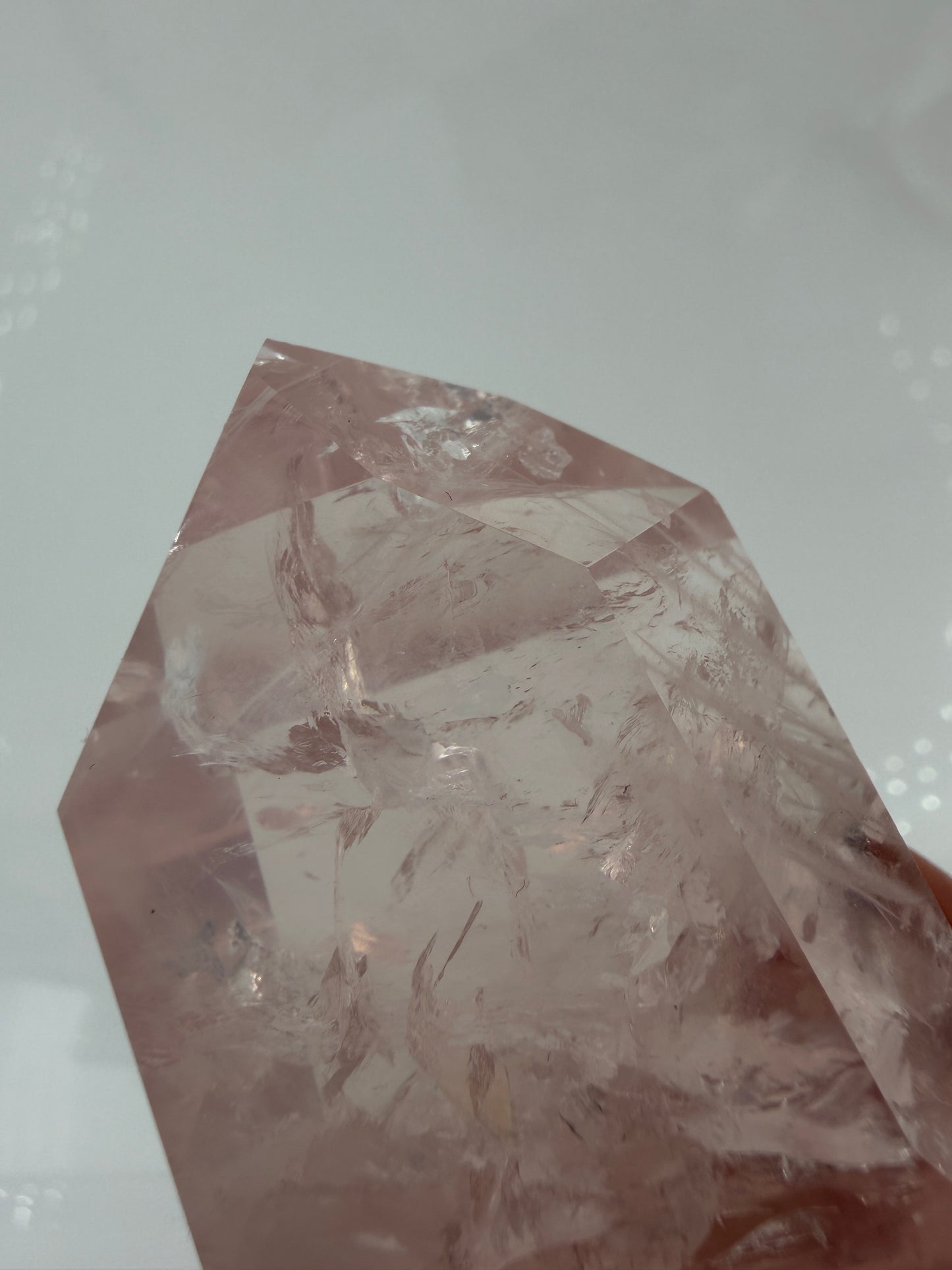 Rosenquarz Spitze RQ32