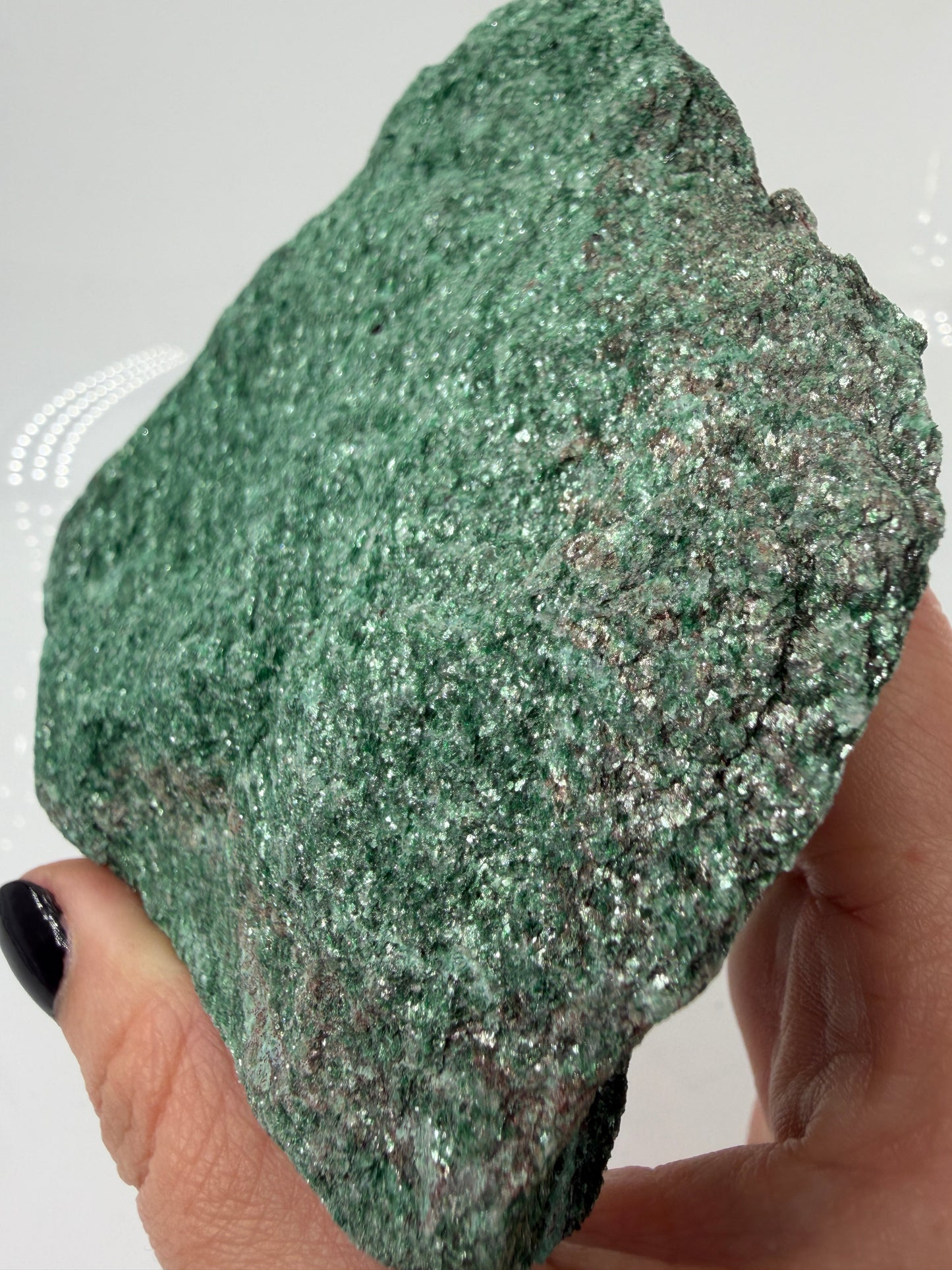 Fuchsit Rohstein FR18