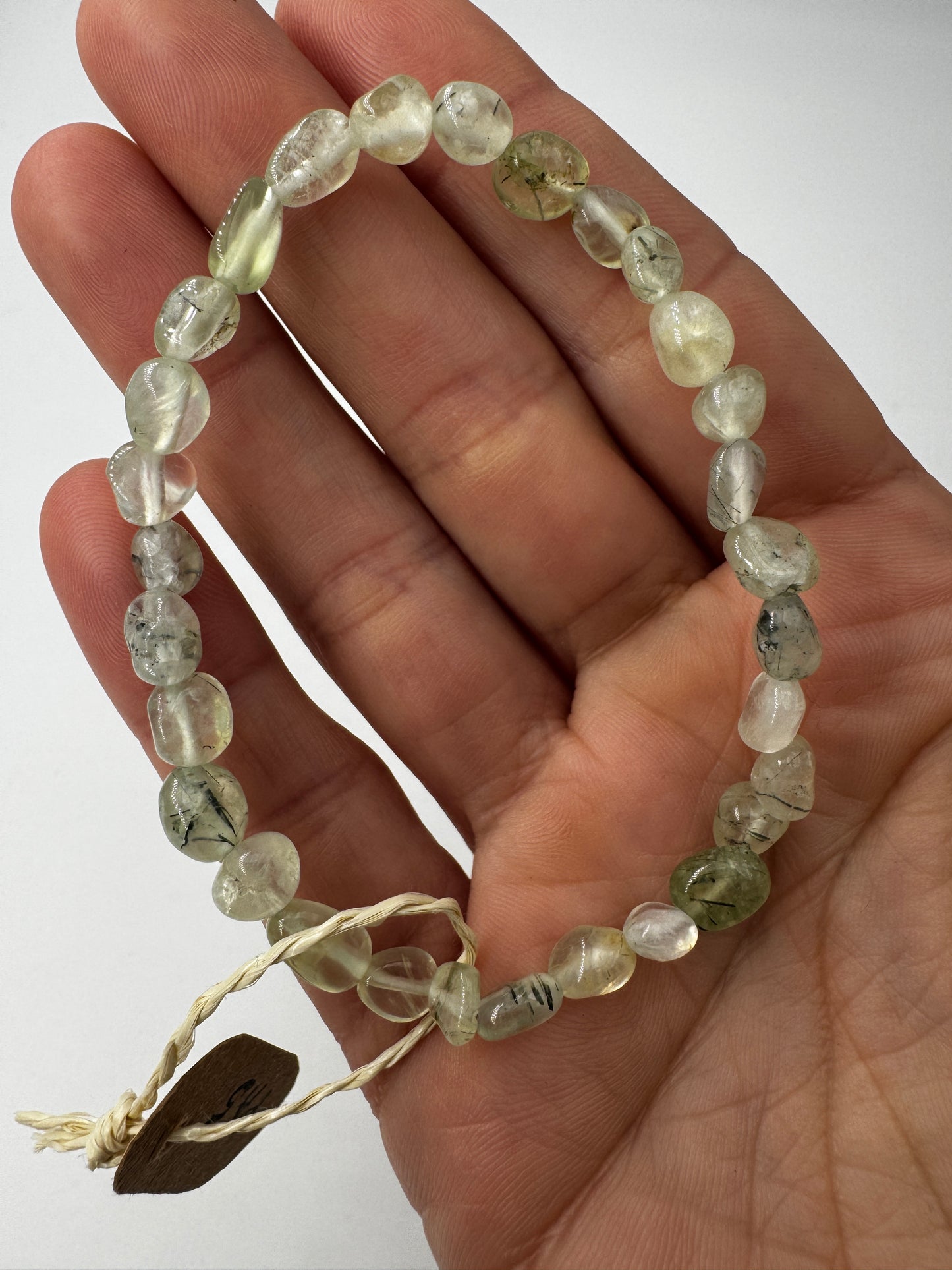 Prehnit Armbänder