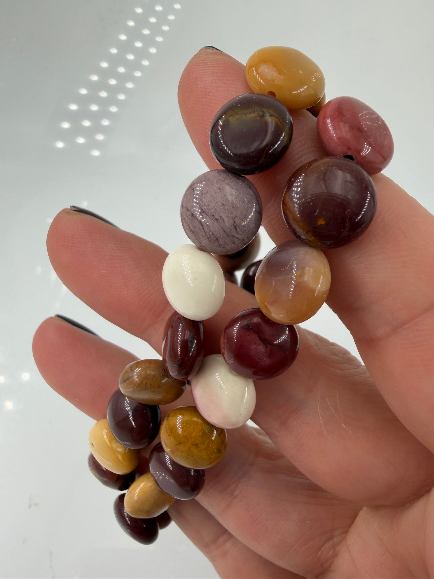 Mookait Linsenarmbänder