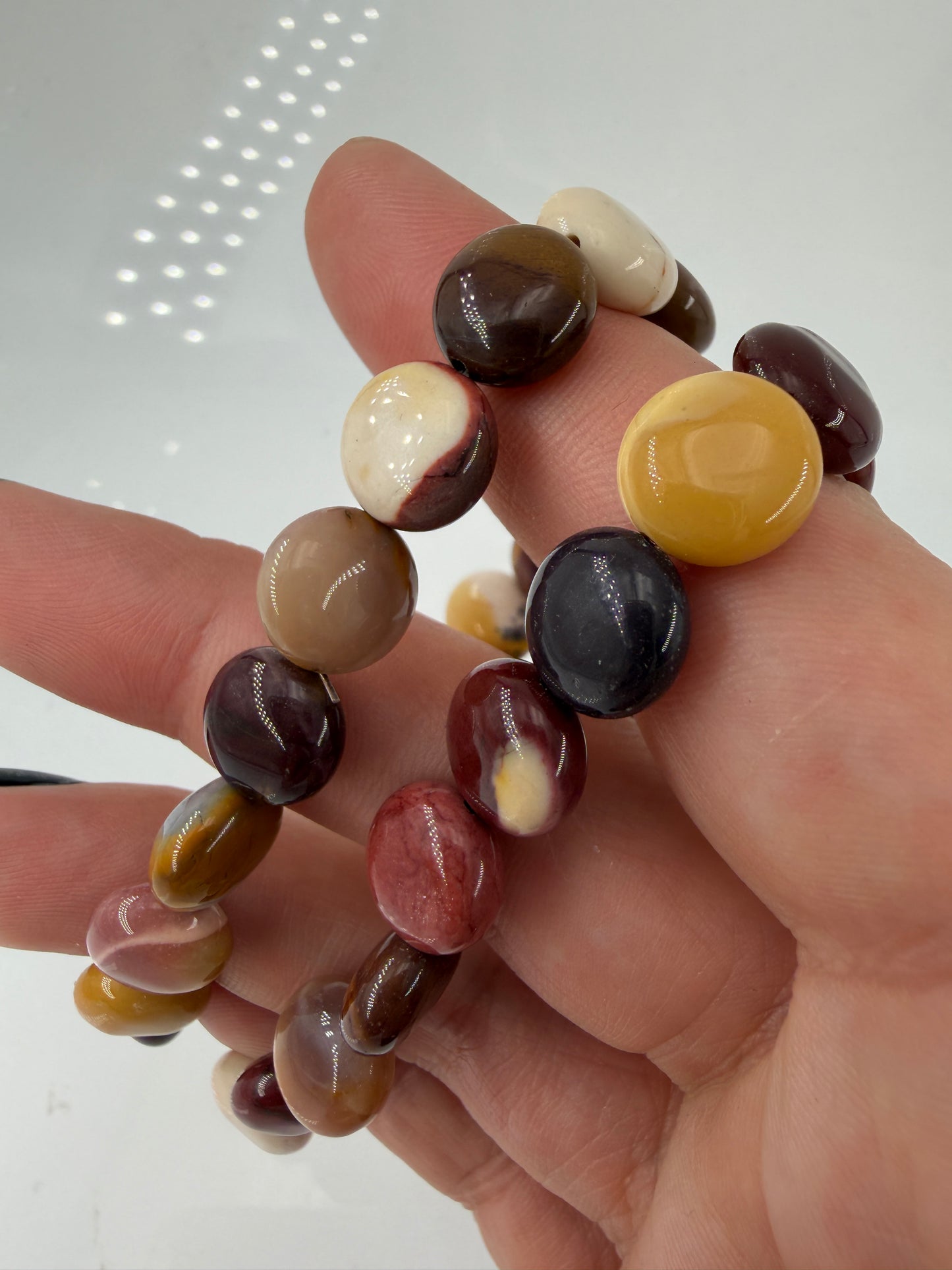 Mookait Linsenarmbänder